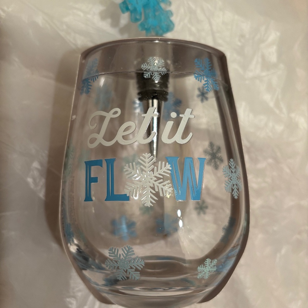 NWT Stemless Wine Glass